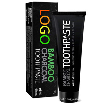 Private Label Teeth Whitening Bamboo Activated Charcoal Toothpaste